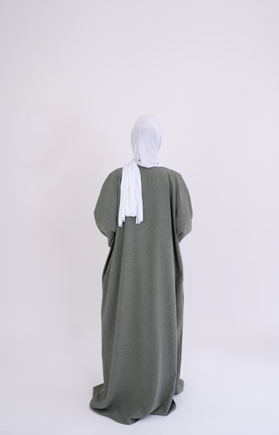 MYRTLE GREEN OPEN ABAYA